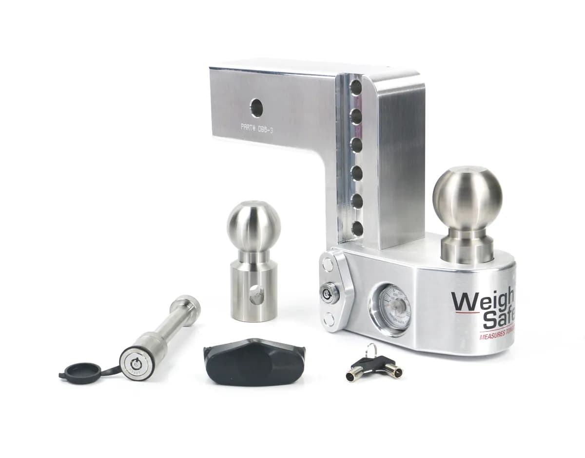 6in Drop Hitch With 3in Shank (10k/21k Gross Tongue Weight Rating) With Ws05 Keyed Alike