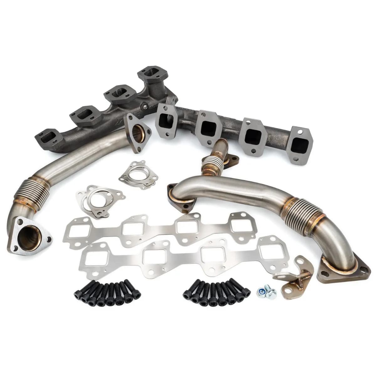 GM 2004.5-2005 High Flow Exhaust Manifolds and Up-Pipes Kit