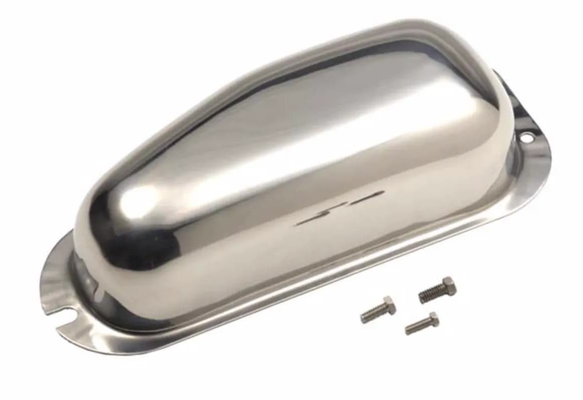 Exterior Accessories 1968-1975 Windshield Wiper Motor Cover Stainless