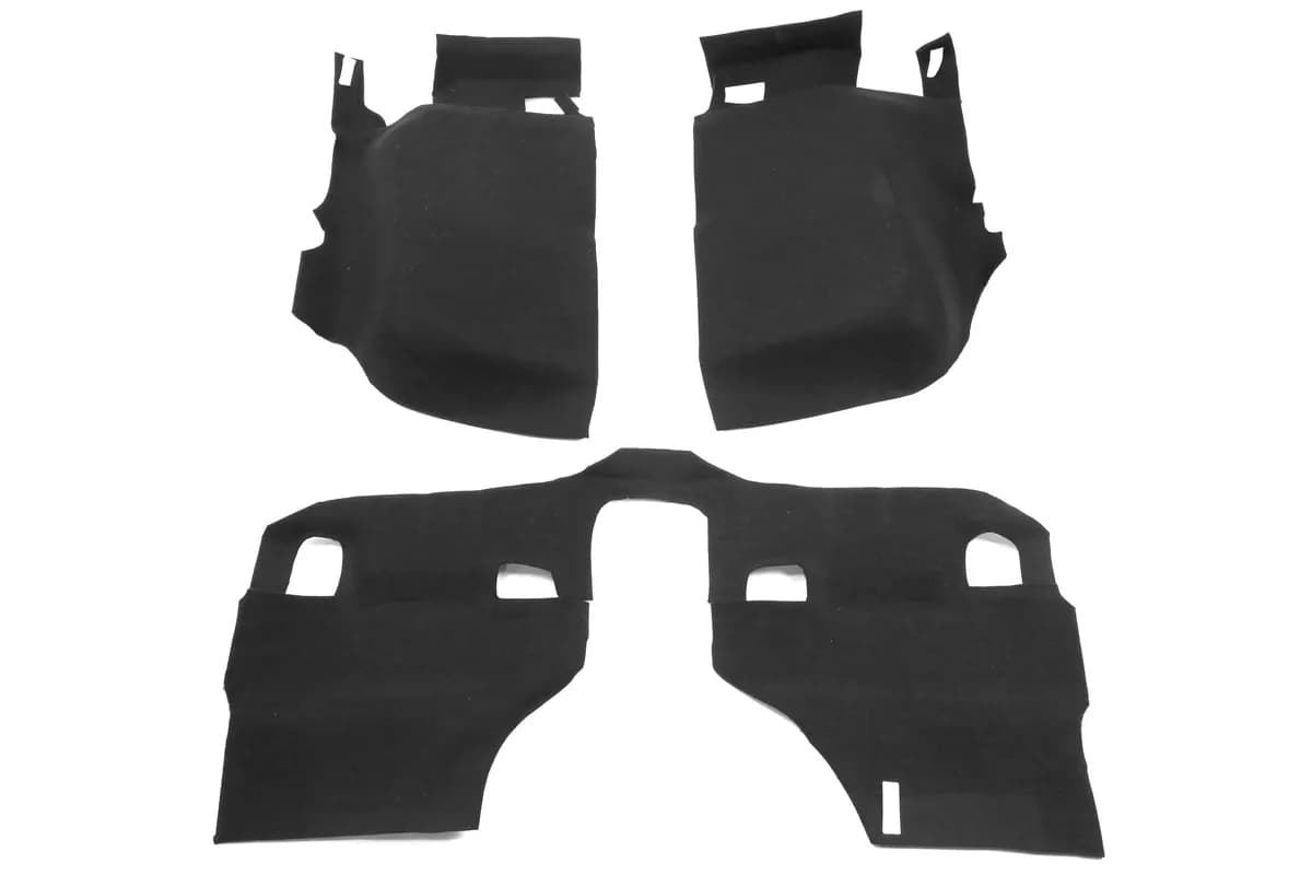 0710 (Not 1114) JK 2 Door W/Heat Shields 3pc Front Kit Bedtred