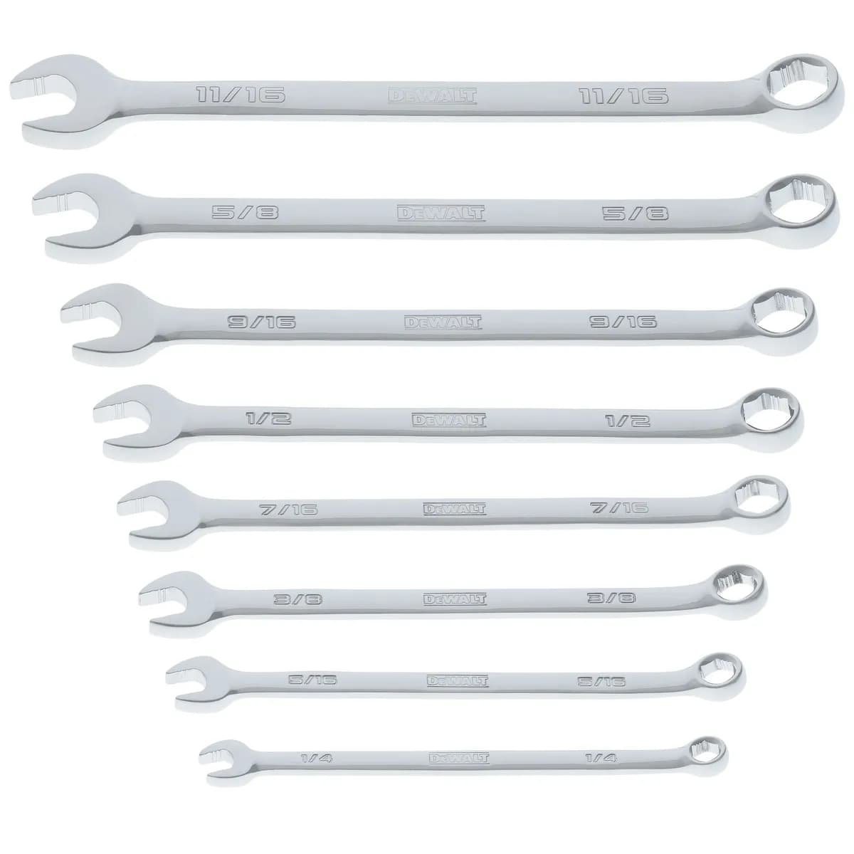 Toughseries SAE Combination Wrench Set 8 Pcs