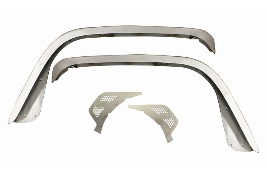 Crusher Front Fender Flares for Jeep JL/JLU/JT Gladiator - Steel
