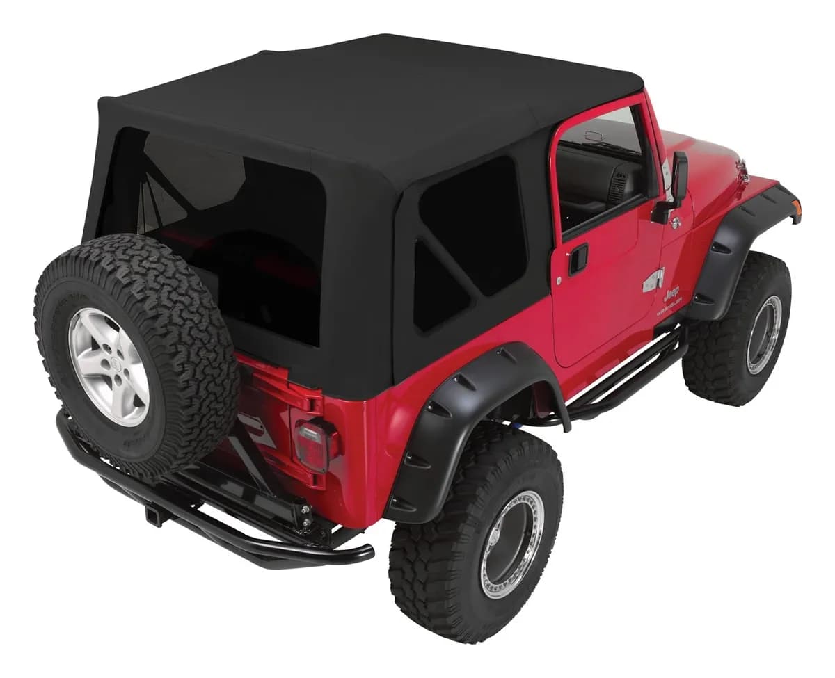 1976-1983 CJ-5 CJ with Full Steel Doors; Black Diamond w/ Tinted Windows; Includes frame and hardware 1976-1986 CJ-7 CJ with Full Steel Doors; Black Diamond w/ Tinted Windows; Includes frame and hardware 1981-1986 CJ-8 CJ with Full Steel Doors; Black Di