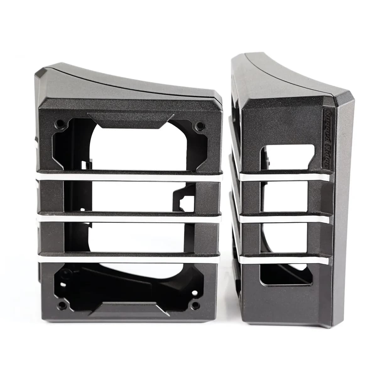 Exterior Accessories 2007-2018 Light Guards Rear, OE Style Black Aluminum