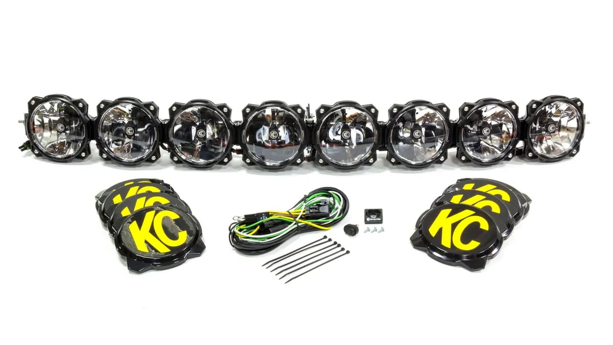 KC Hilites 50 in Pro6 Gravity LED - 8-Light - Light Bar System - 160W Combo Beam