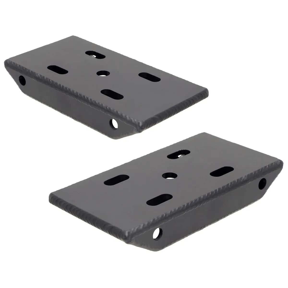 HD Leaf Spring Plates For Use w/2 1/2 Inch Springs 76-86 CJ 87-95 Wrangler YJ Front Or Rear Pair RockJock 4x4