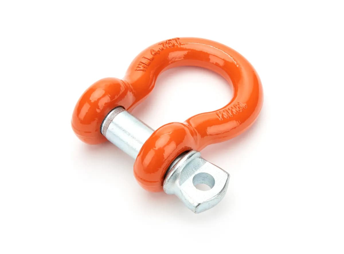 Winch Shackle 3/4 Inch 4.75 Ton Capcity Orange Mile Marker
