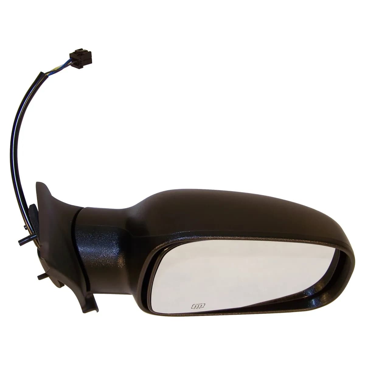 Crown Automotive Jeep Replacement 55155232AC Right Power, Heated, Manual Folding Mirror for 1999-2004 Jeep WJ Grand Cherokee