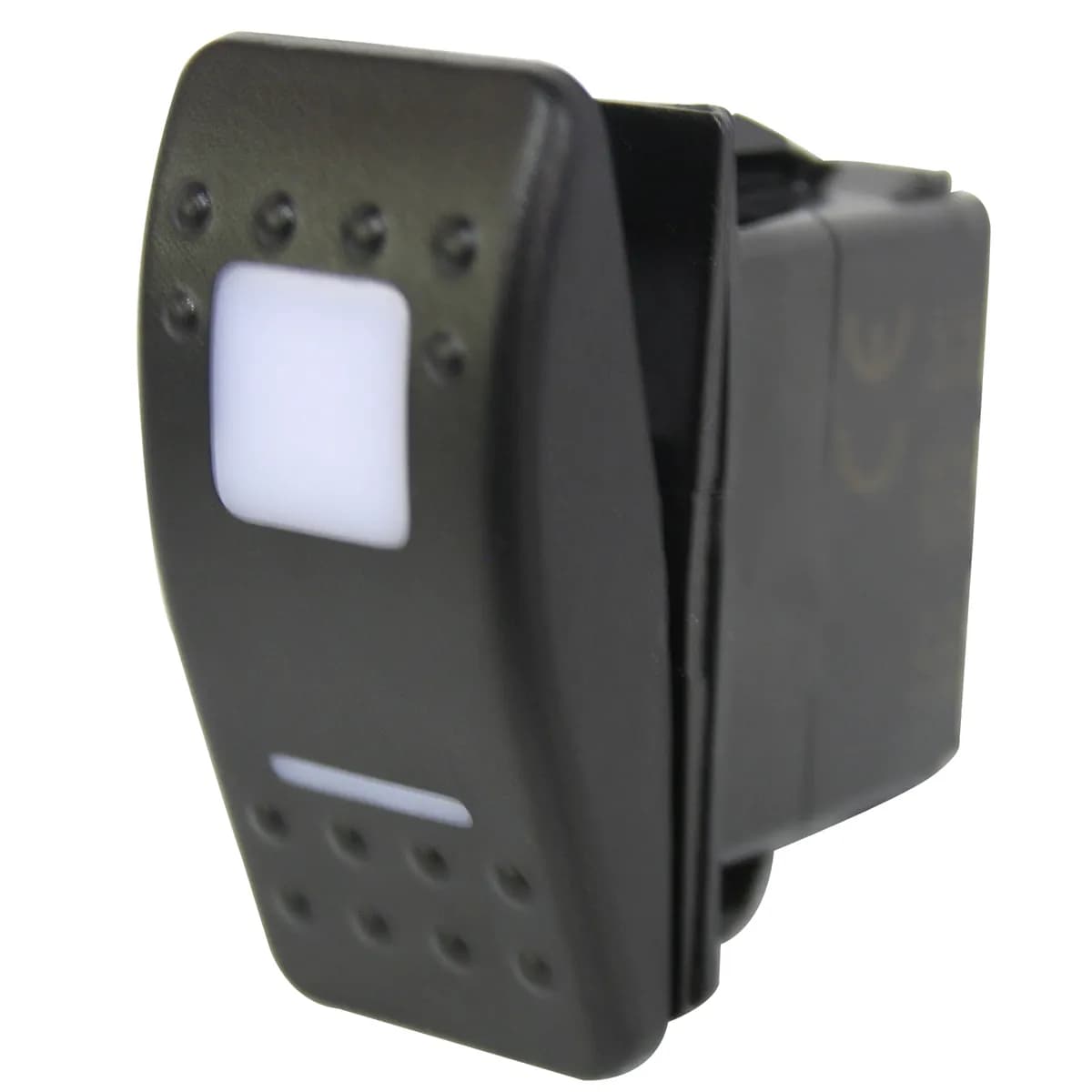 Bulldog Winch Rocker Switch ON/OFF 5-Pin, White