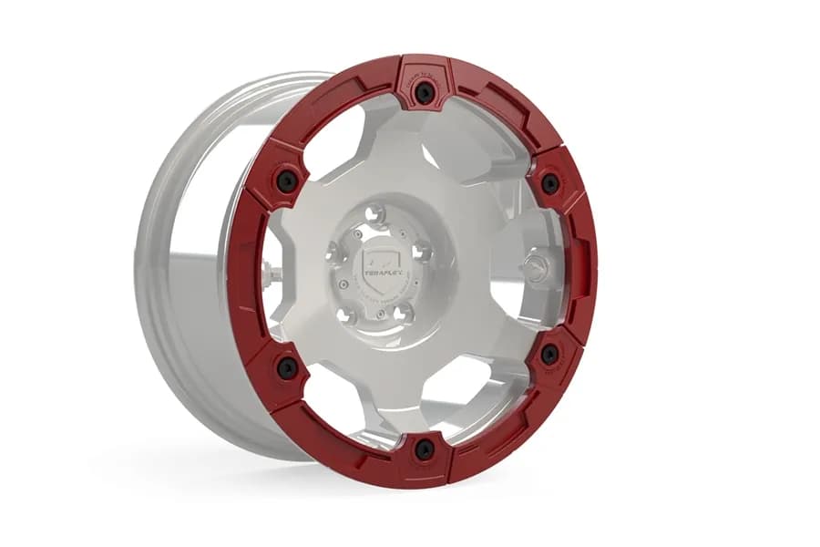 Teraflex Nomad Split Rash Ring Kit w/ Hardware - Red