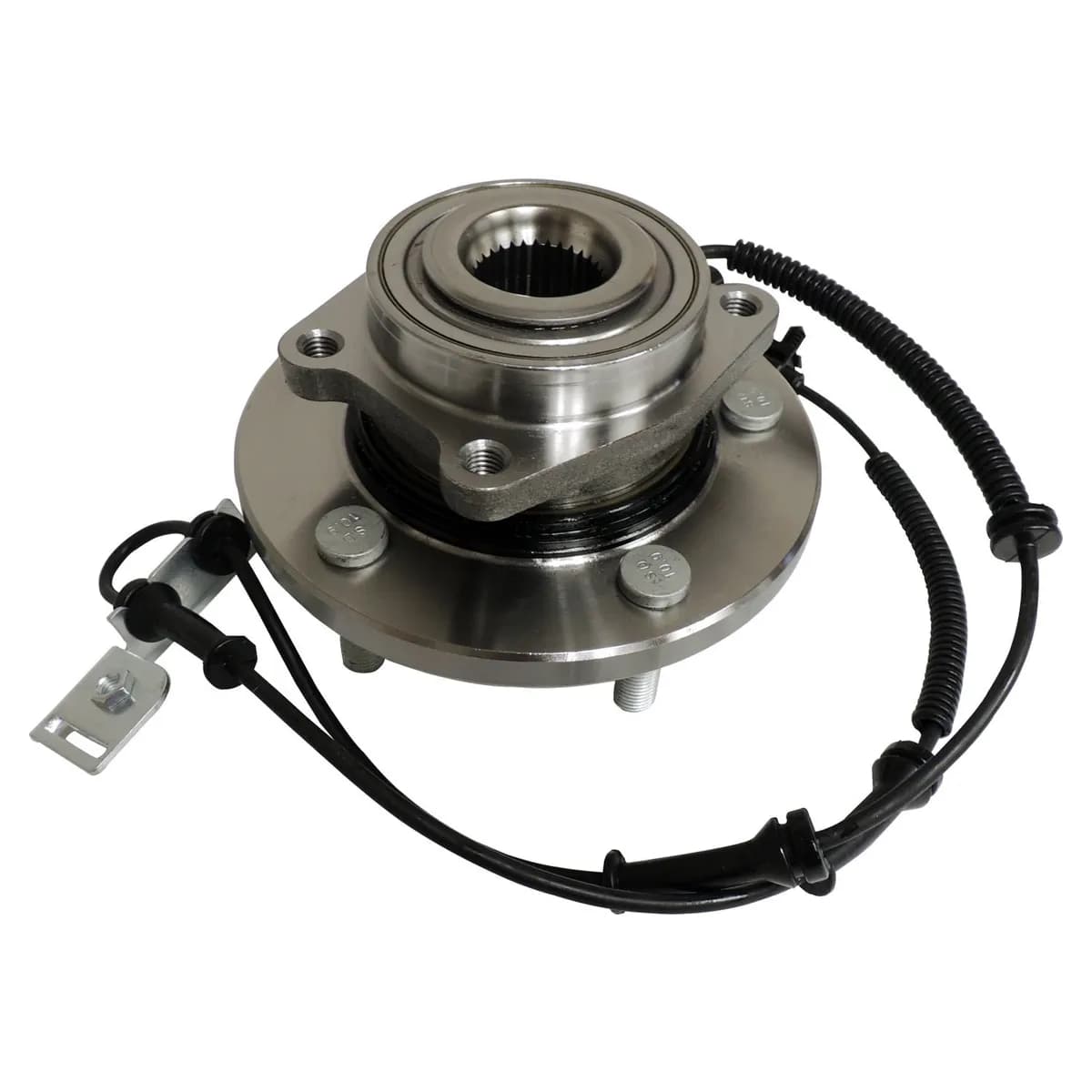 Blackunpainted Hub Assembly Left or Right Front Hub Assembly;includes Wheel Speed Sensor