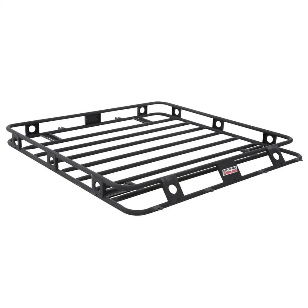 0718 Wrangler 4DR Defender Rack Welded Onepiece Roof Rack/Black Powder Coat