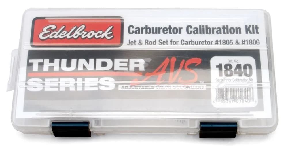 Edelbrock 1840 Edelbrock Thunder AVS Carburetor Calibration Kit for #1805 & 1806 Carburetors