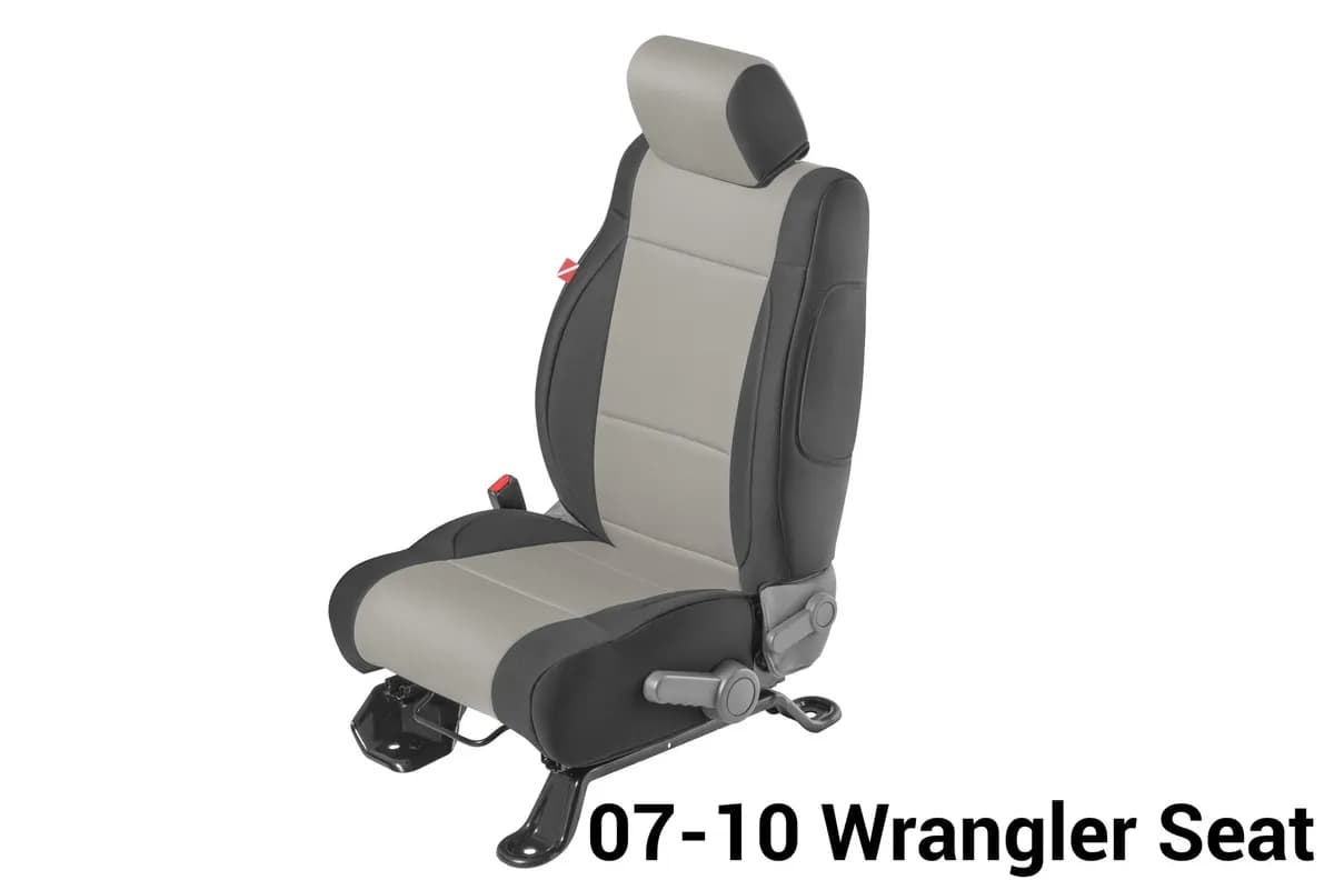 Wrangler JK Unlimited Seat Cover for 07 Jeep JK Unlimited Gray Neoprene Pair Diver Down