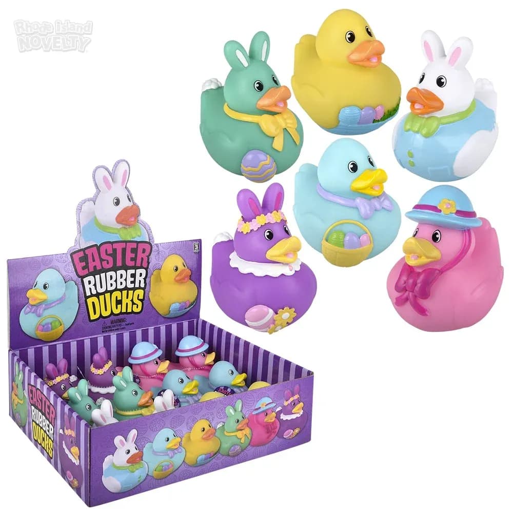 Easter Rubber Duckies 3.5\"