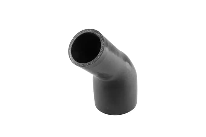 Silicon Hose 45 Reducer Elbow 2.00 -3.00 Black