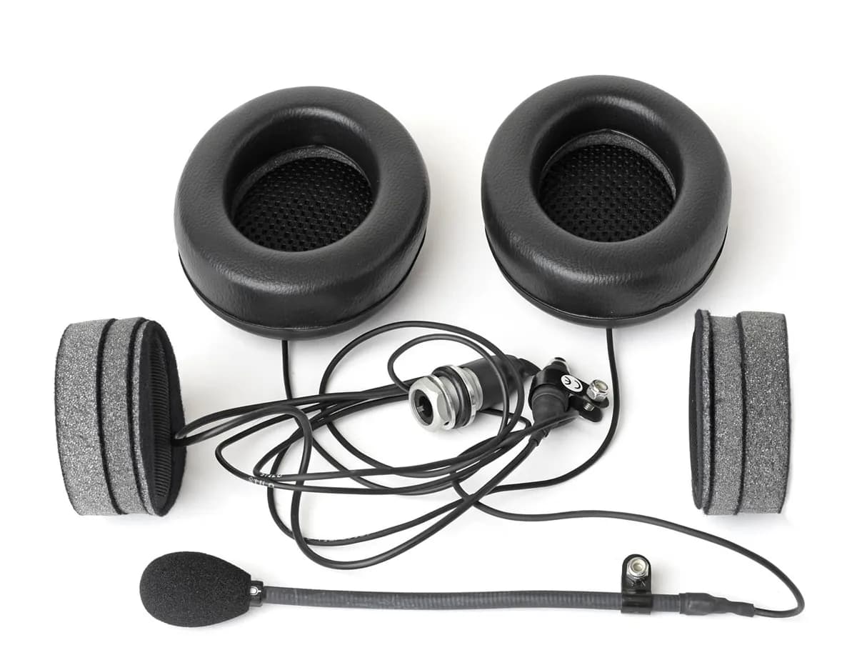 Gentex Boom Mic Earmuff Speakers and Ear Bud 3.