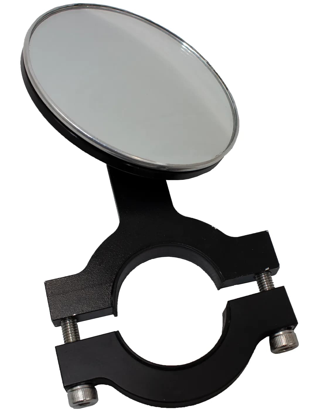 Tube Door Mirror Billet Aluminum Black Powdercoat Fishbone Offroad