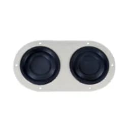 Firewall Grommet 2-Hole 5.750in x 3in Blank
