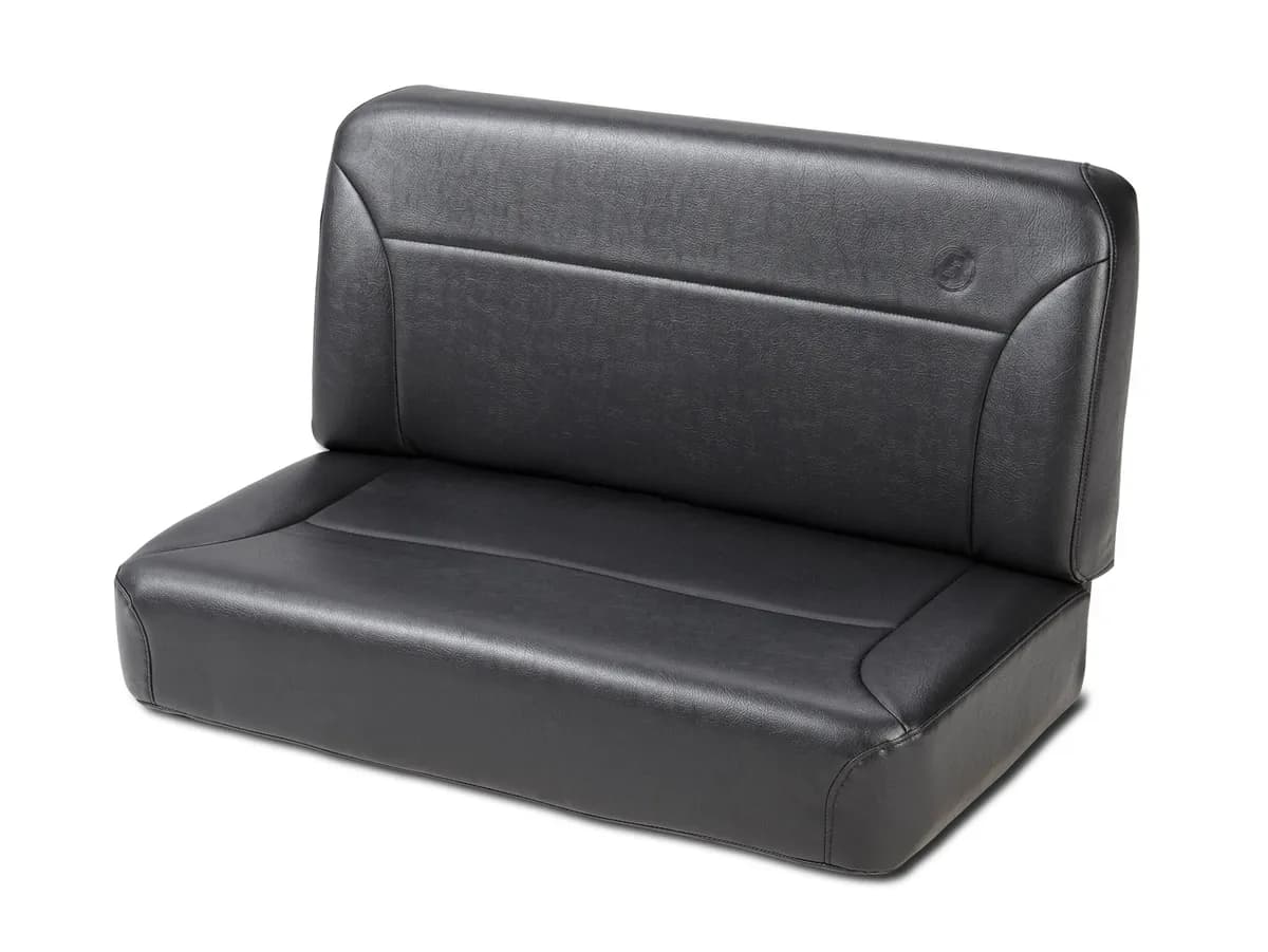 Jeep Seats Trailmax II Fixed-Back Rear Bench Seat For Jeep 1955-1983 CJ5 Black Crush Bestop