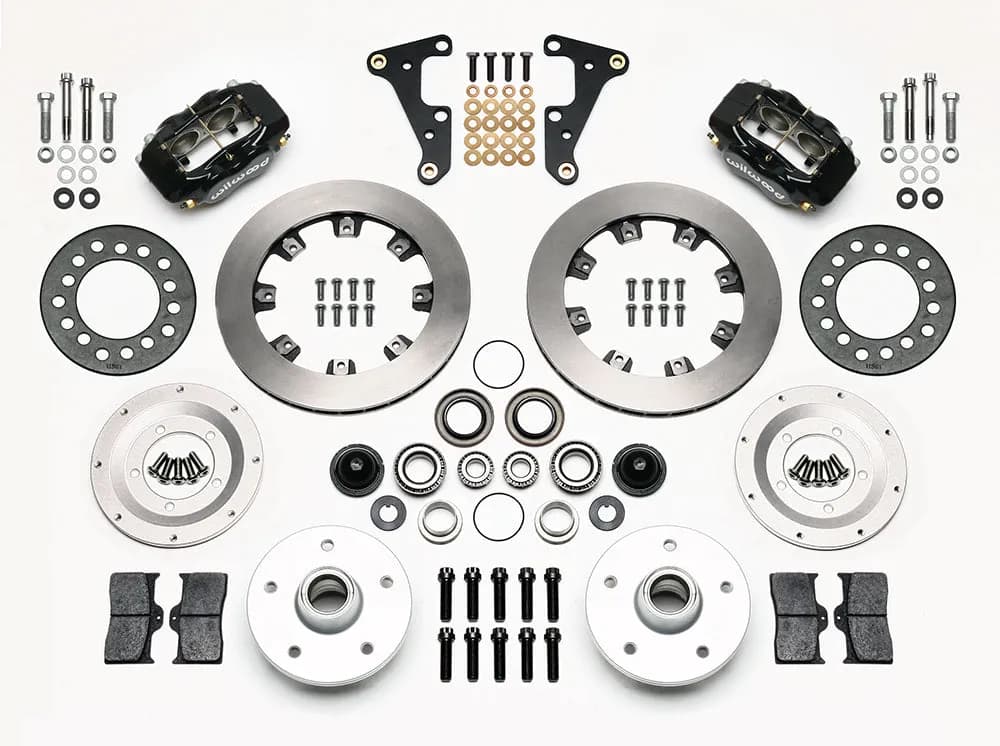 1940 - 1952 Oldsmobile Forged Dynalite Pro Series Front Brake Kit - 140-12617