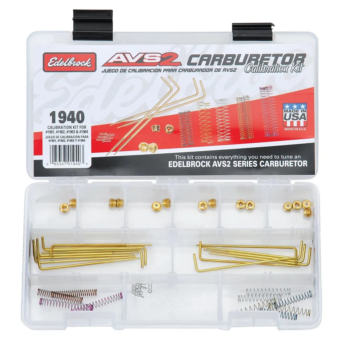 Edelbrock 1940 Edelbrock AVS2 Series Carburetor Calibration Kit #1940