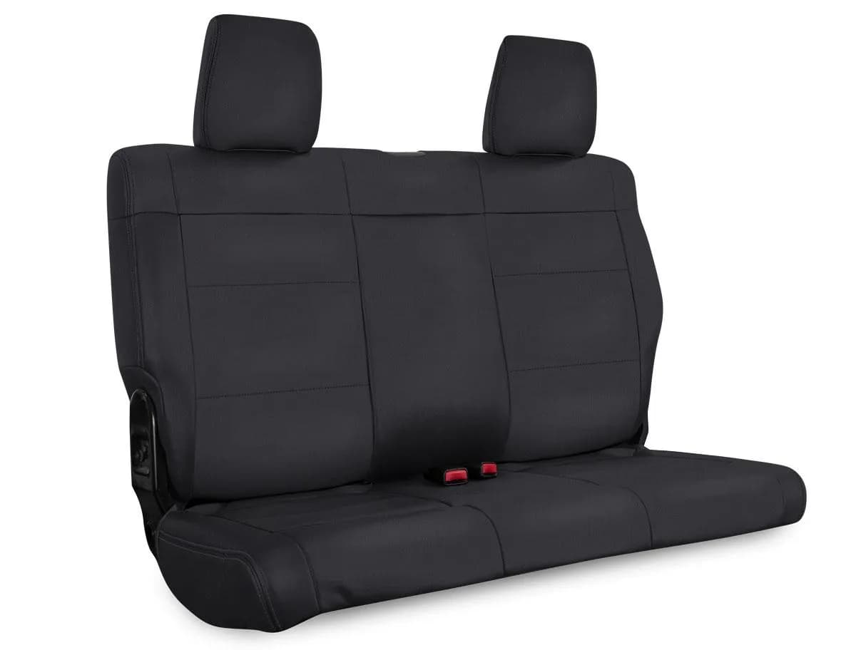 Rear Seat Cover for 08-10 Jeep Wrangler JKU 4 Door All Black PRP Seats