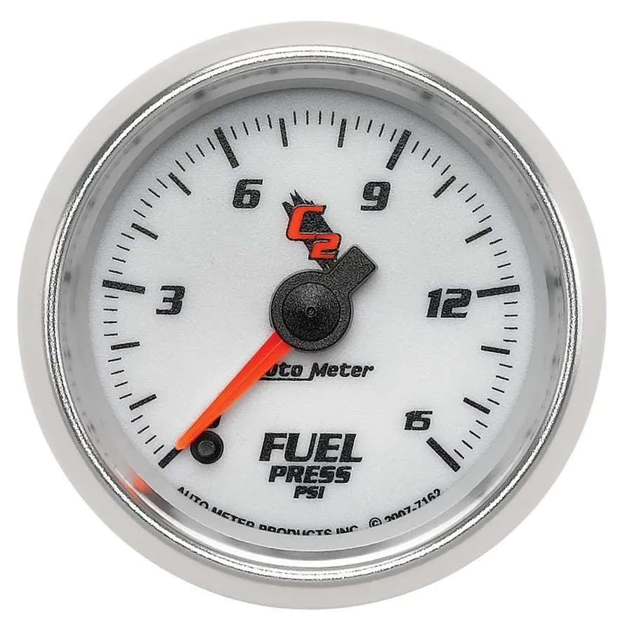 Gauge, Fuel Pressure, 2 1/16", 15psi, Digital Stepper Motor, C2
