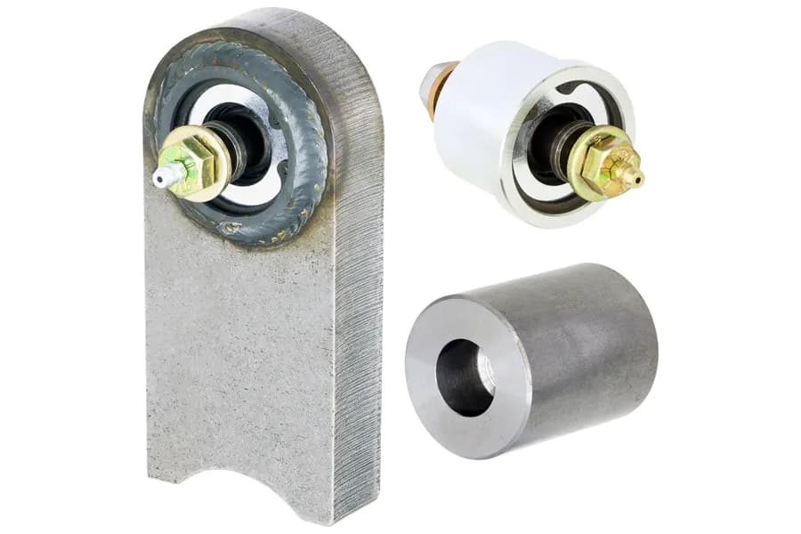 Johnny Joint Kit 97-06 Wrangler TJ/LJ/XJ/MJ Front End Housing (30 or 44) Greasable 1/2 Inch Thru Bolts Reqs. Welding RockJock 4x4