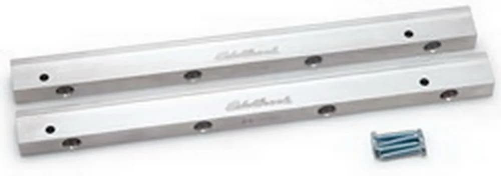 Edelbrock 3639 Fuel Rail Kit for Ford 4.6L 3/8 NPT in Clear Finish