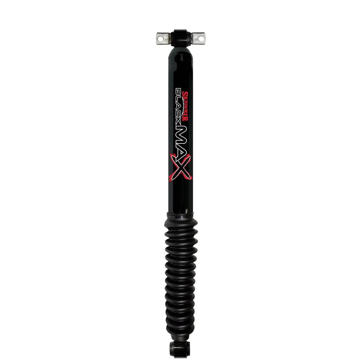 Black MAX Shock Absorber w/Black Boot 26.80 Inch Extended 15.91 Inch Collapsed 07-18 Wrangler JK Skyjacker
