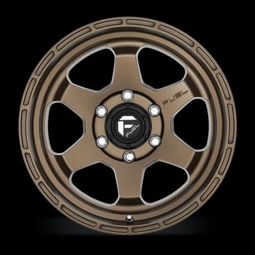 Aluminum Wheels 17X9 Shok D666 6 On 139.7 Matte Bronze 106.3 Bore 1 Offset Fuel Off Road Wheels