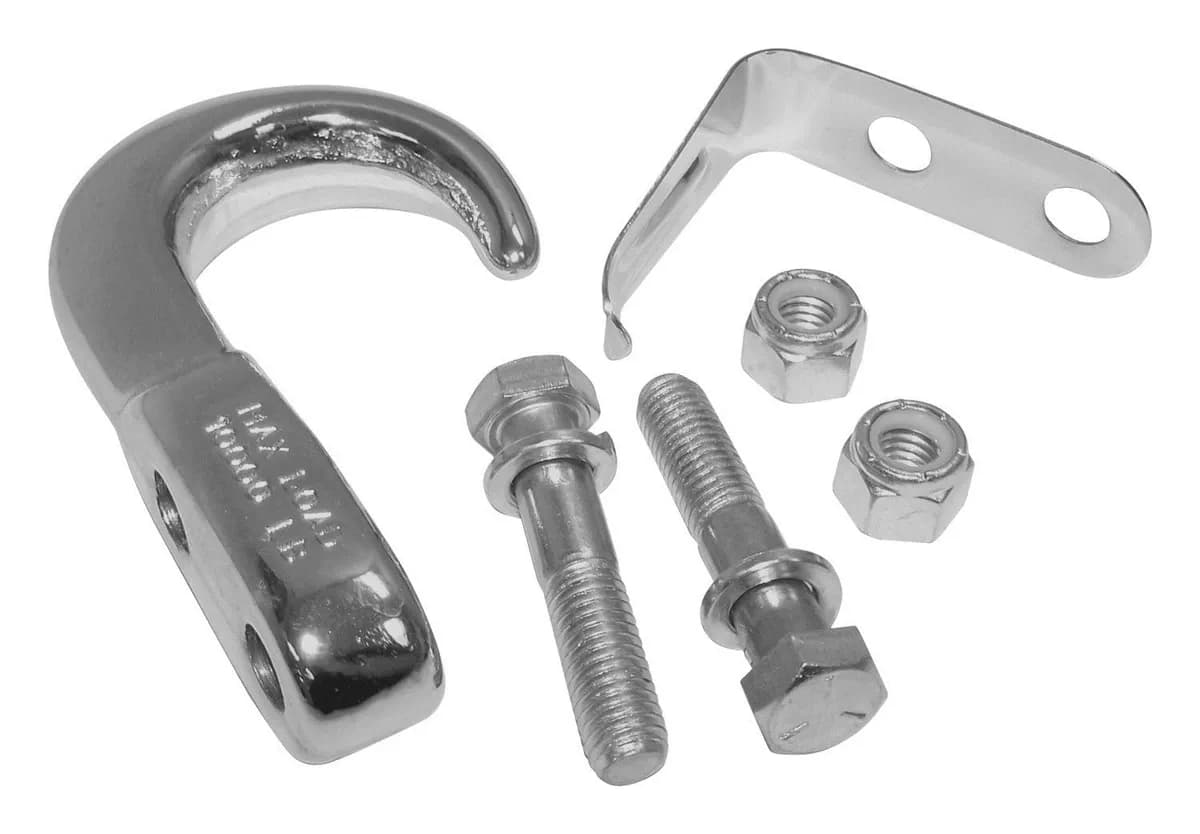 Tow Hook Kit 1955-1983 CJ-5;1955-1975 CJ-6;1976-1986 CJ-7;1981-1986 CJ-8;