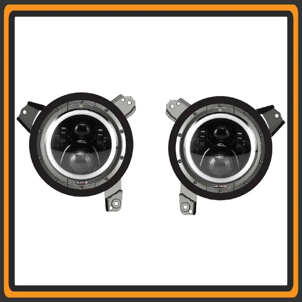 Quake LED - QTE914 - Jeep Wrangler JL/Gladiator 9 Inch HD Headlights for 2018-2020 Jeep Wrangler 2020-2020 Jeep Gladiator