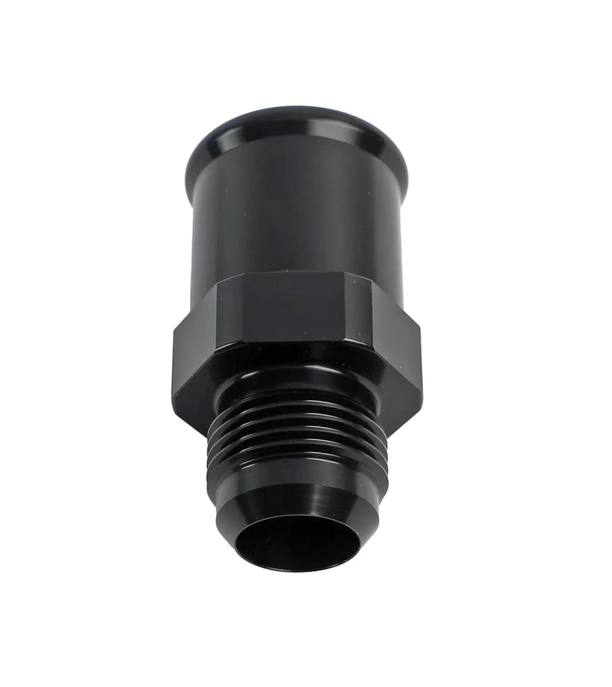 12an Male to 1-1/4 Hose Adapter - Black