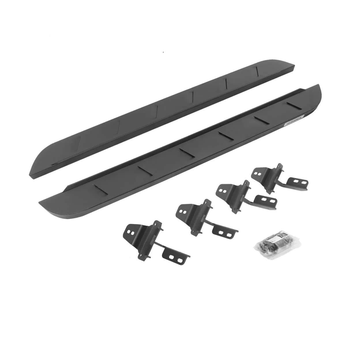Go Rhino 63492648SPC - RB10 Slim Line Running Boards With Mounting Brackets - Textured Black