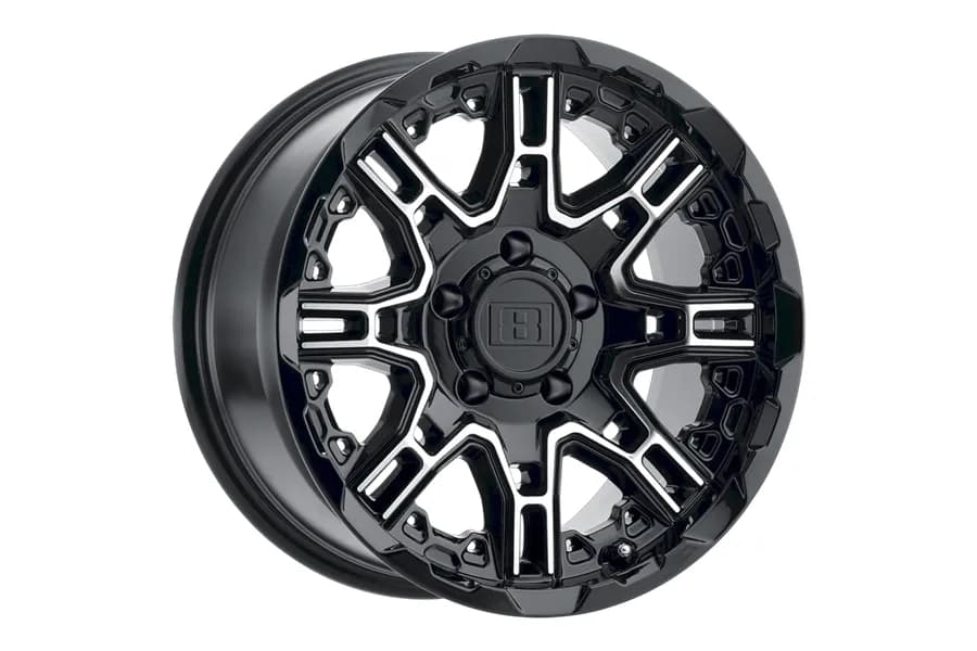 Wheel Pros Level 8 Slingshot Wheel, 17x8.5 5x5 - Black - JT/JL/JK