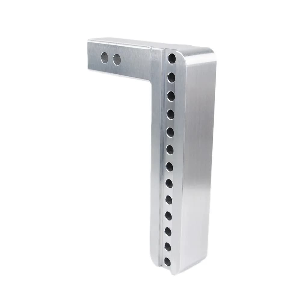 Aluminum Drawbar Only 10in Drop With 2in Shank (12.5k Gross Tongue Weight Rating)