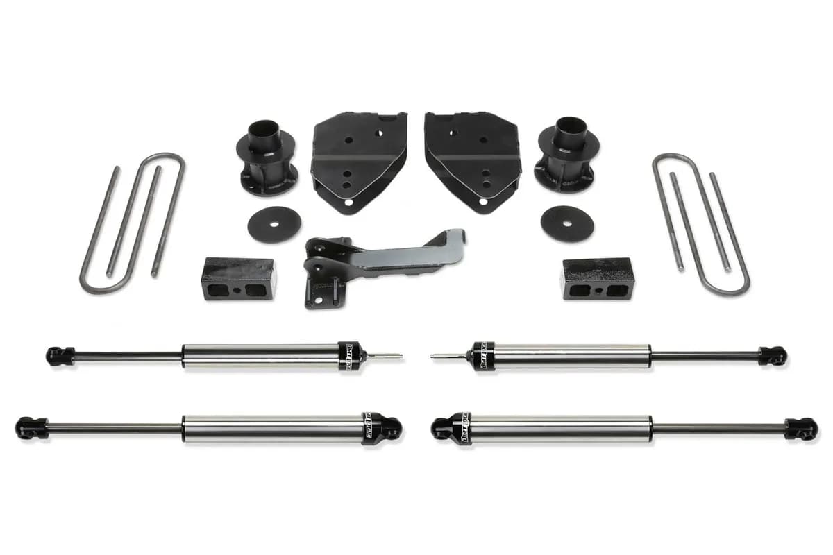 Budget Lift System w/Shock; 4 in. Lift; Incl. Dirt Logic Shocks;