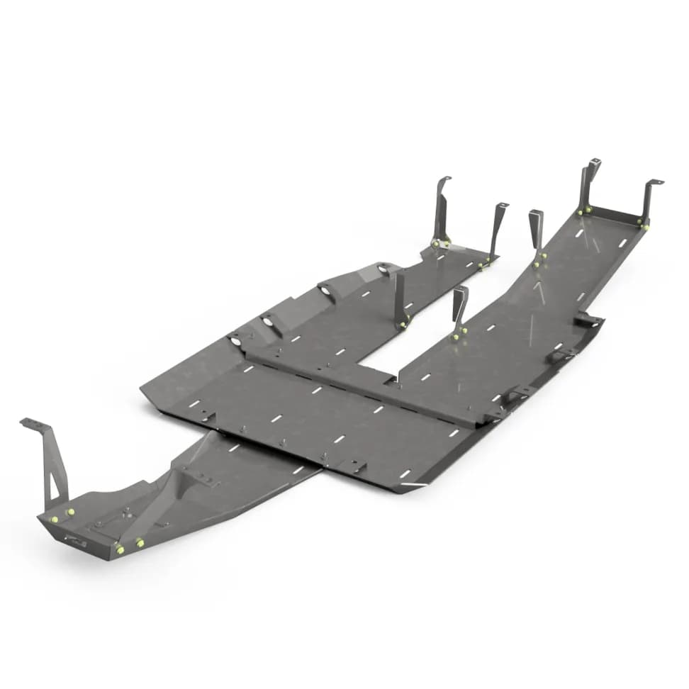Motobilt Skid Plate System - Bare Steel - JT 3.6L