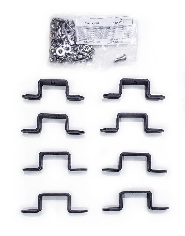 Go Rhino 968301T - Sport Bar 2.0 Three-Inch Cube Light Bracket Kit - Textured Black