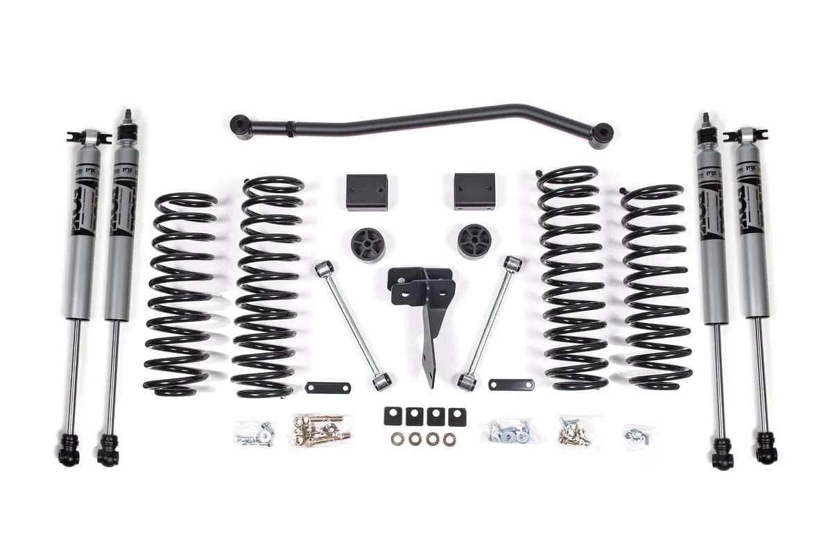 2012-2018 Jeep JK 4dr 4 Suspension Lift Kit - Front Coils Rear Coils - Fox 2.0 Adventure Series Shocks