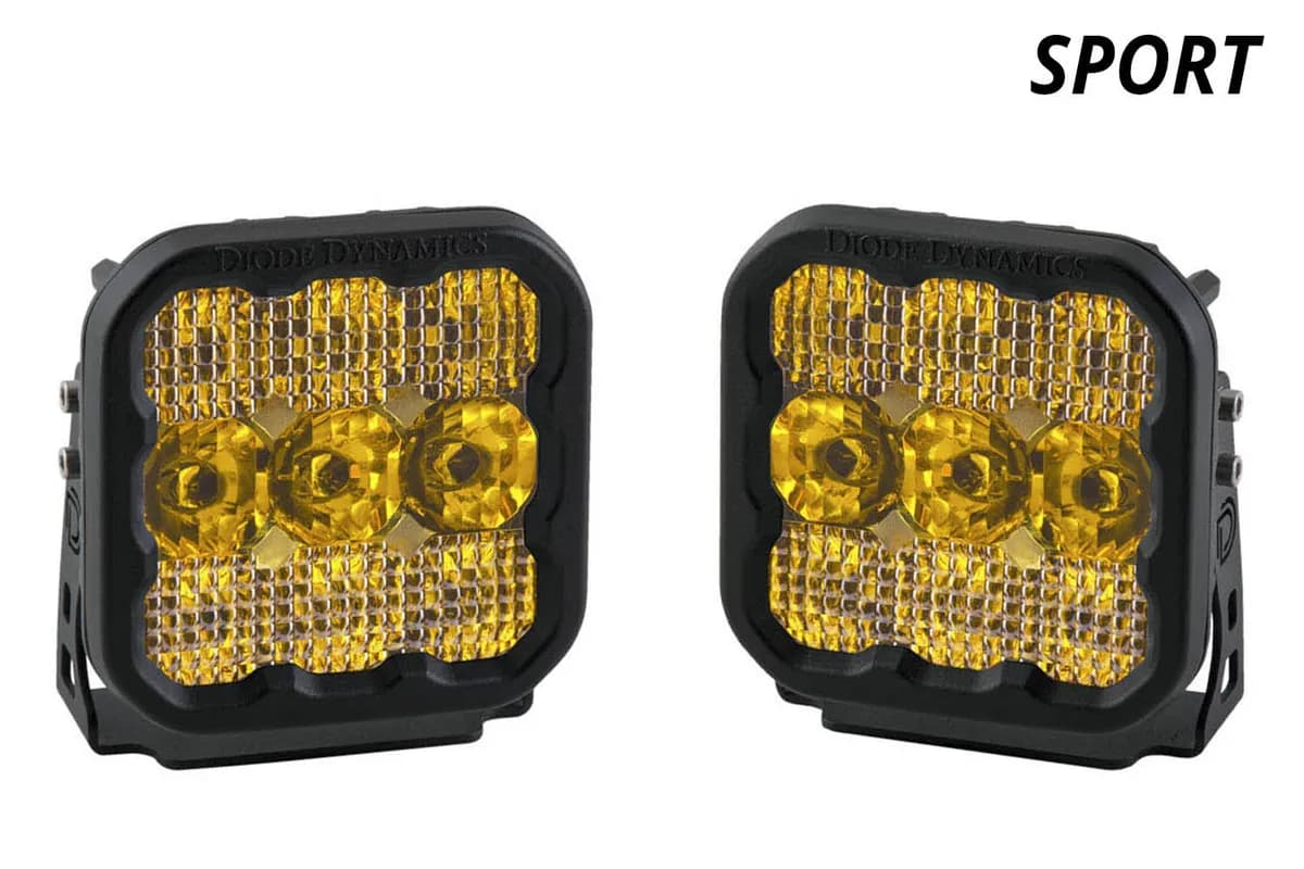 Diode Dynamics - SS5 LED Pod Sport Yellow Driving (pair)