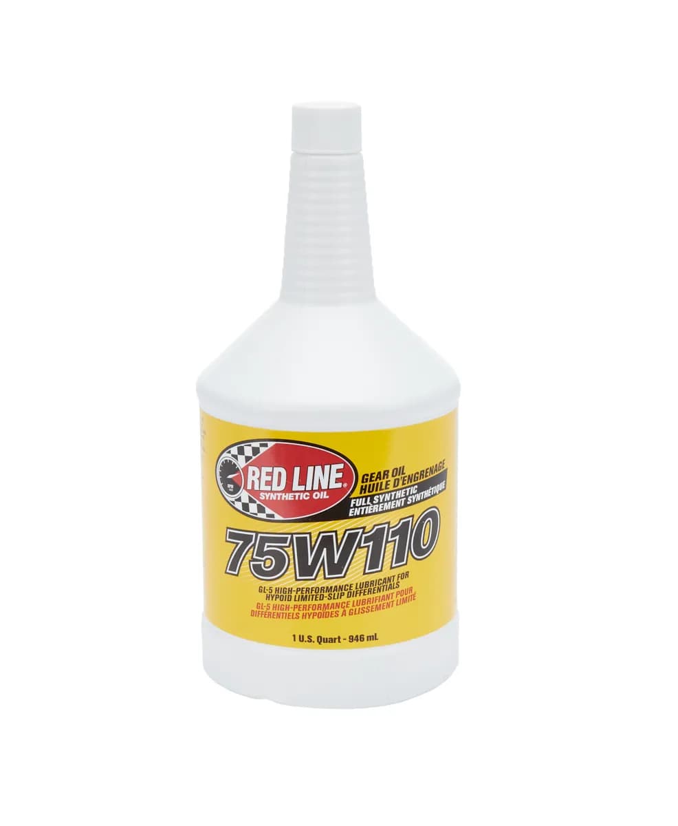 75W110 Gear Oil Synthetic GL-5 Differential Gear Oil 1 Quart Red Line Oil