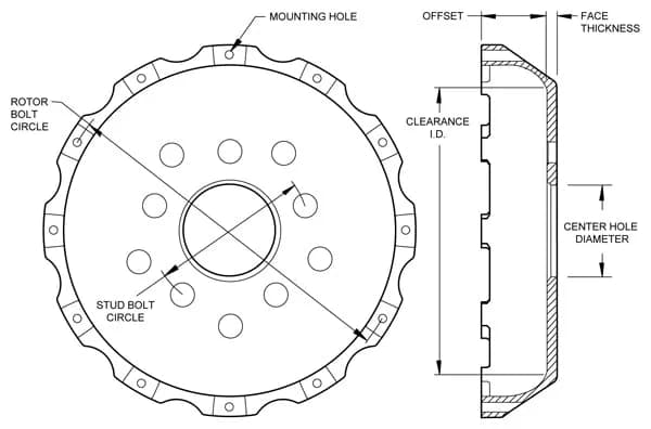 Big Brake Hat - Flared Bell - 170-10620