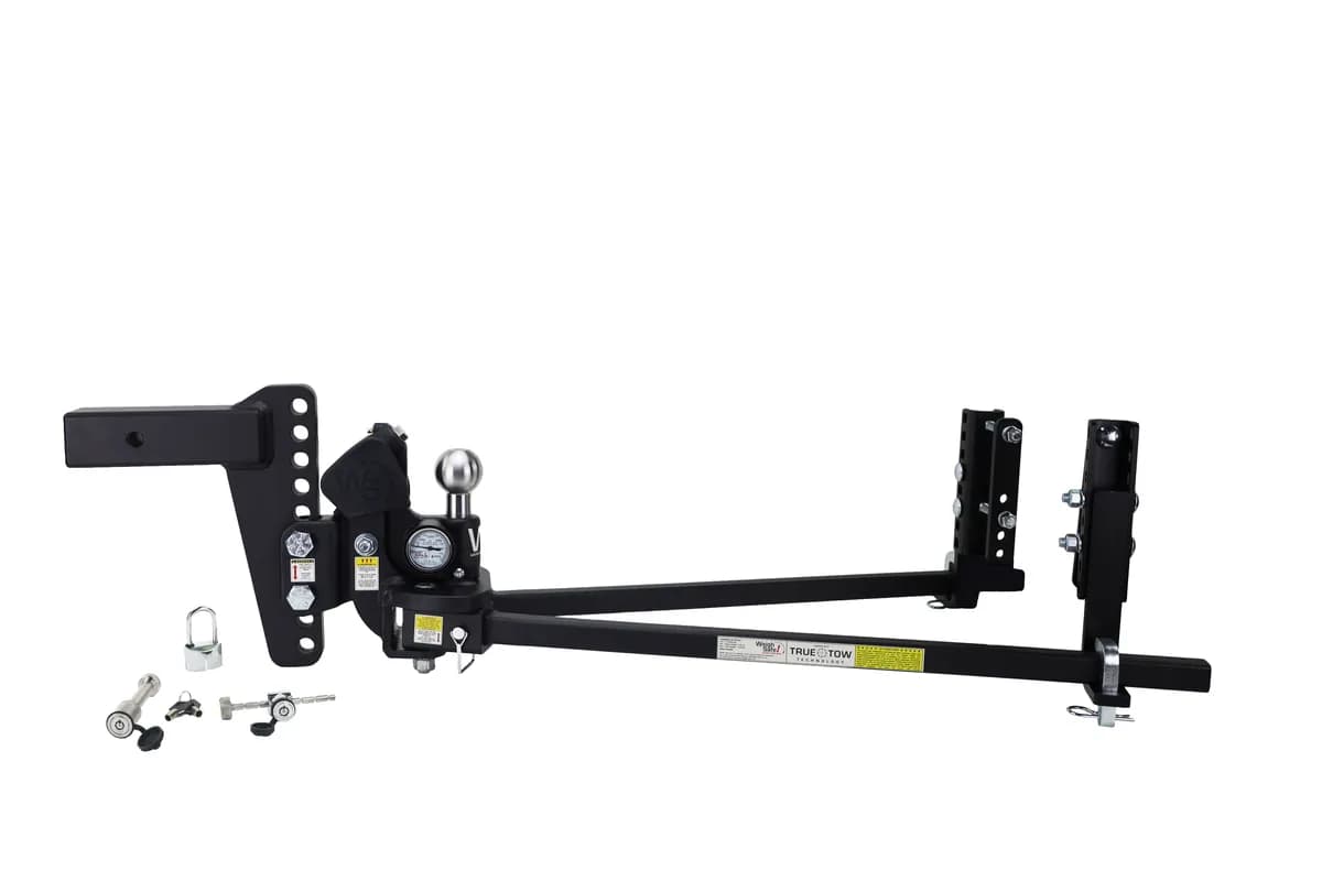 Weigh Safe Tthw8-2.5xl-Set Truetow Heavyweight Wdh - 8 Drop, 2.5 Shank - 22,000 Gtw W/Lock Set