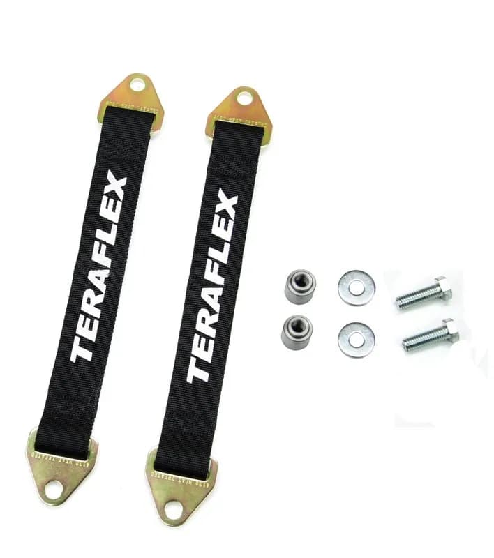 0718 Jeep Wrangler JK Limit Strap Kit JK Rear 14in W/ Hardware