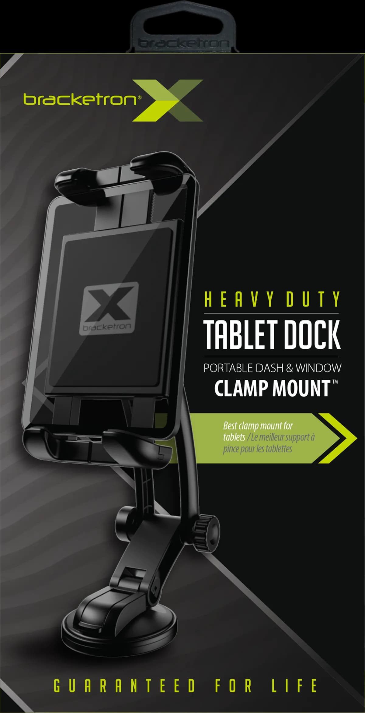 Bracketron X Heavy Duty Tablet Dock - Portable Dash & Window Clamp