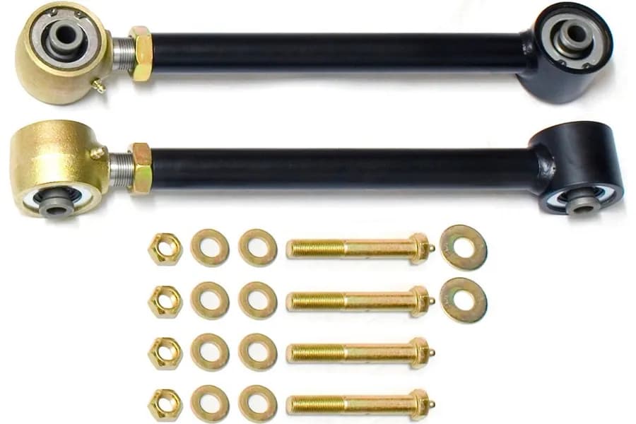 Johnny Joint Adjustable Control Arms 97-06 Wrangler TJ and LJ Unlimited Lower (Front or Rear), Adjustable Greasable Pair RockJock 4x4