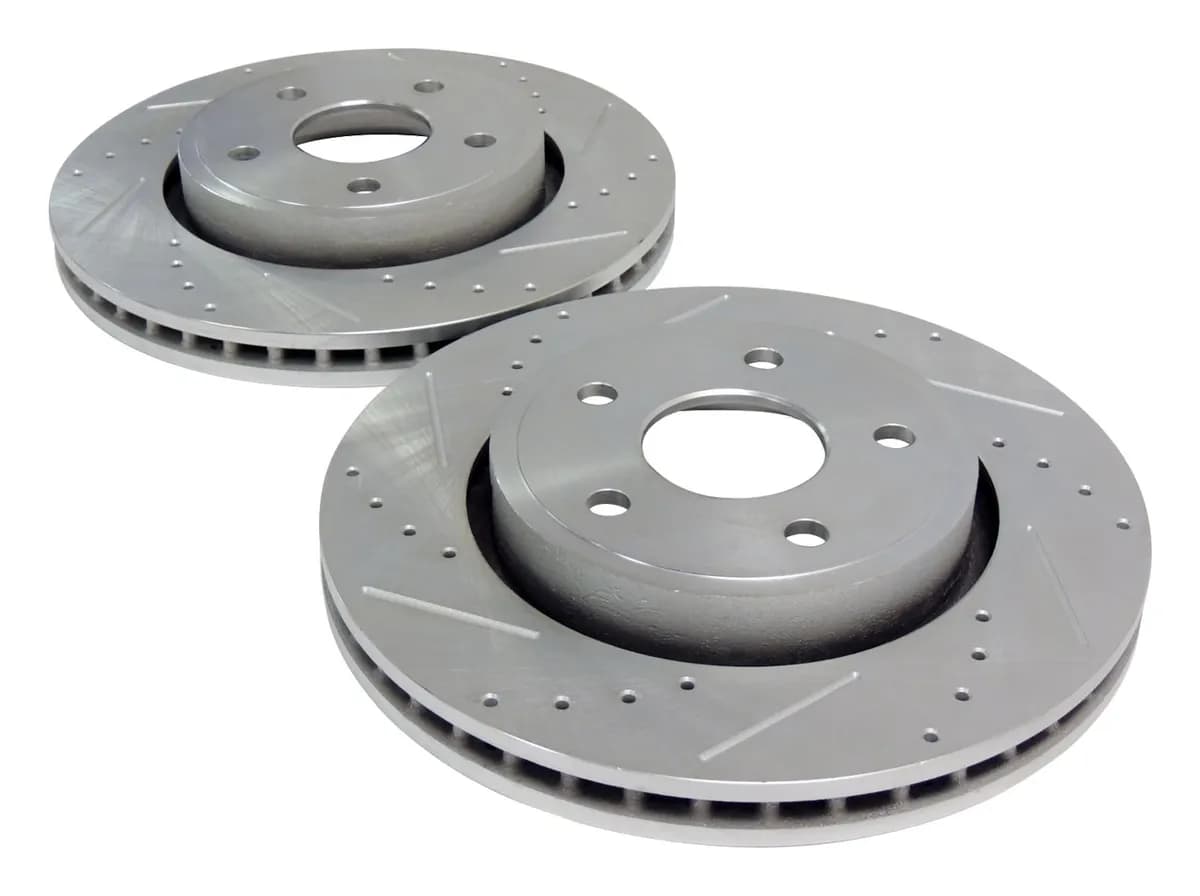 Brake Rotor Set 2005-2010 WK Grand Cherokee, WH (Europe) Grand Cherokee w/o SRT8 Package;2006-2010 XK Commander, XH (Europe) Commander;